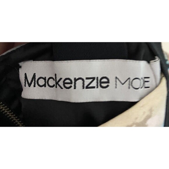 Mackenzie Mode Watercolor Dress Tea Length Size 4 Australian - Picture 6 of 8